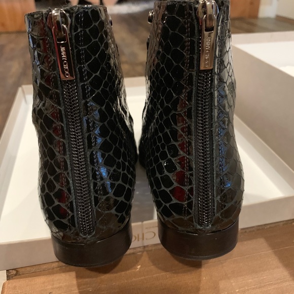 JIMMY CHOO Malice Shinny Patent Embossed Leather - Picture 6 of 8